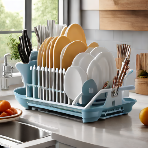 Afbeelding van Duurzame plastic afdruiprekjes voor jouw keuken