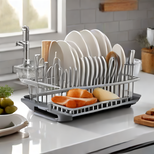 Afbeelding van Handige plastic afdruiprekjes voor kleine keukens