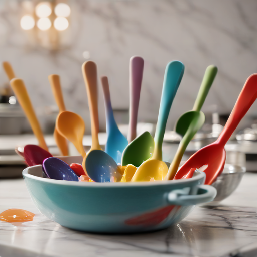 Afbeelding van Gebruik plastic roerlepels voor heerlijke desserts