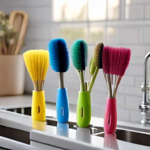 Afbeelding van Goedkope plastic afwasborstels: Waar te kopen?