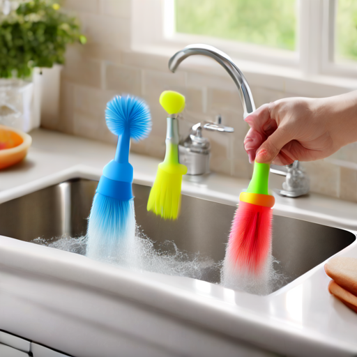 Afbeelding van Plastic afwasborstels: Veilig voor kinderen?