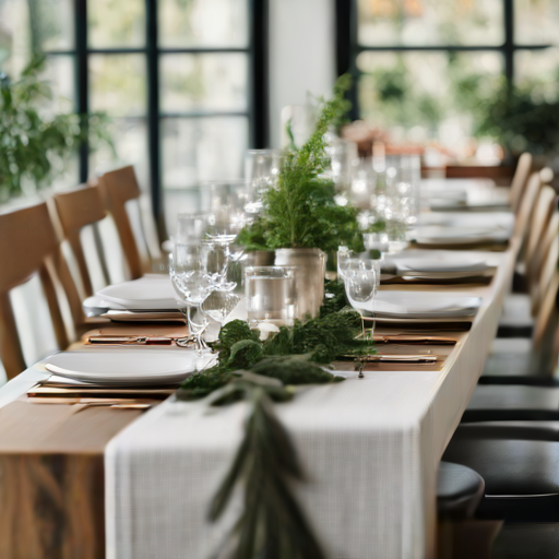 Afbeelding van Herbruikbare tafellopers: Duurzaam en professioneel voor bedrijven