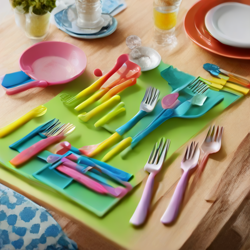 Afbeelding van Goedkoopste plastic vorken voor kinderen – Betaalbaar en veilig