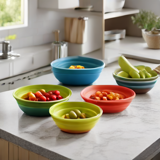 Afbeelding van Herbruikbare Opvouwbare Schalen en Keukengerei