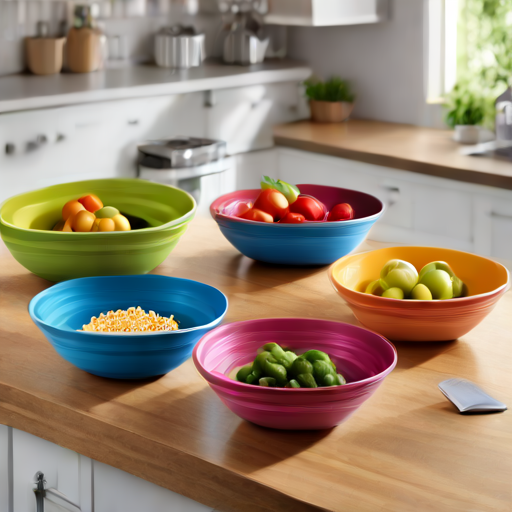 Afbeelding van Beste herbruikbare opvouwbare schalen voor salade