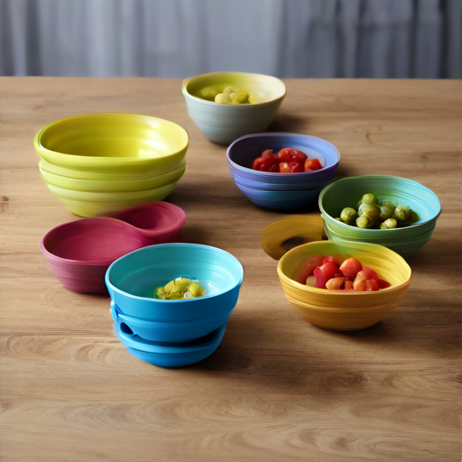 Afbeelding van Goedkoopste herbruikbare opvouwbare schalen voor studenten