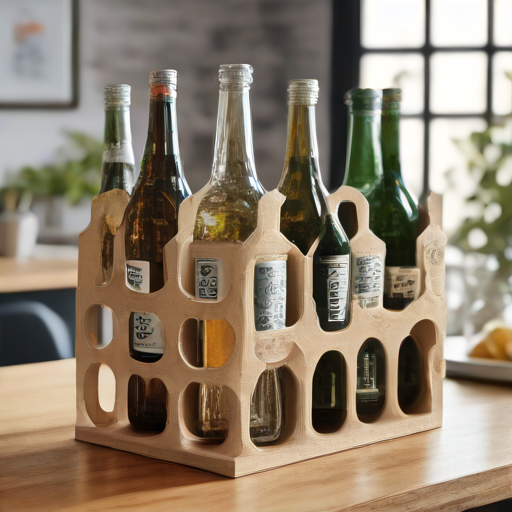 Afbeelding van Herbruikbare flessenhouders maken van recyclagemateriaal