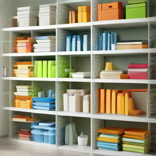 Afbeelding van Organiseer je plastic vouwplanken efficiënt en eenvoudig