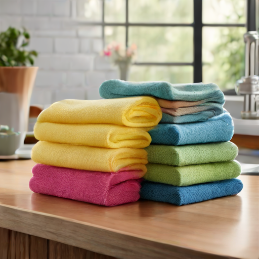 Afbeelding van Herbruikbare Wasbare Poetsdoeken: Duurzaam Schoonmaken