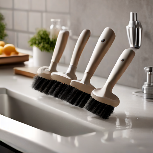 Afbeelding van Multifunctionele afwasborstels: Veilig voor elk oppervlak?