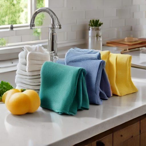 Afbeelding van Herbruikbare poetsdoeken combineren met schoonmaakmethoden