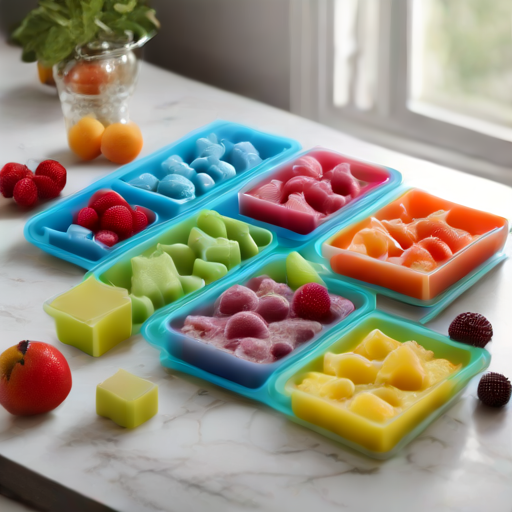 Afbeelding van Ideale recepten voor siliconen ijsvormpjes