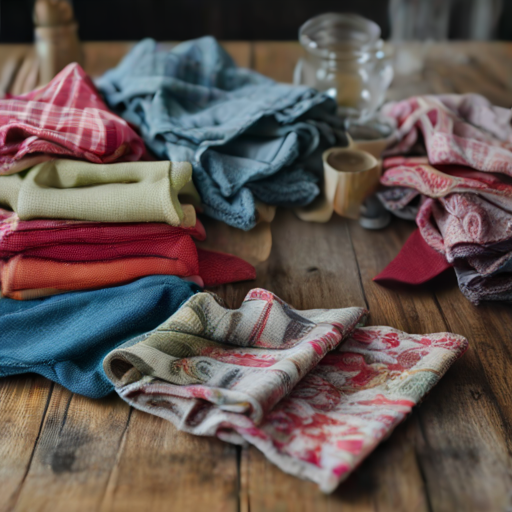 Afbeelding van Herbruikbare wasbare poetsdoeken maken van oude kleding