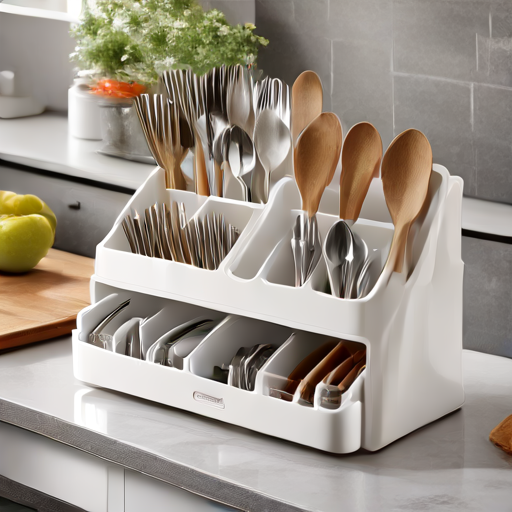 Afbeelding van Plastic Bestekhouders: Slimme Keuze voor Organisatie