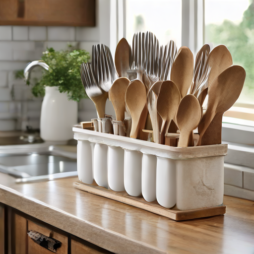 Afbeelding van Maak je eigen plastic bestekhouders thuis met gemak