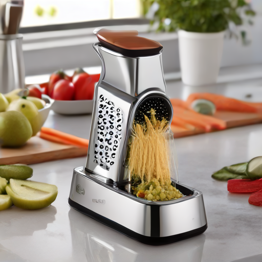 Afbeelding van Multifunctionele fruitraspen voor heerlijke salades