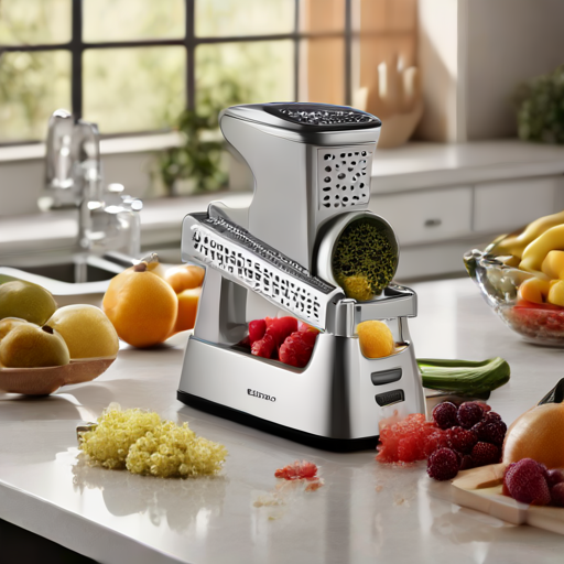 Afbeelding van Multifunctionele fruitraspen: Onmisbaar in elke keuken