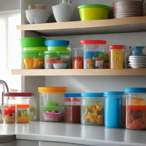 Afbeelding van Slimme tips voor het stapelen van plastic bakjes met deksel