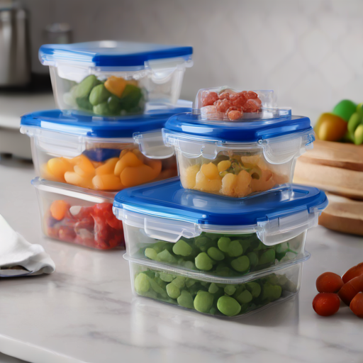 Afbeelding van Geschikte plastic bakjes met deksel voor de magnetron