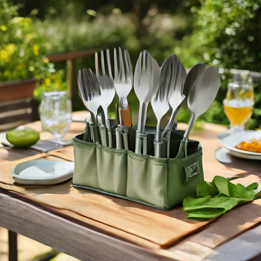 Afbeelding van Herbruikbare bestekrekjes voor een zorgeloze barbecue