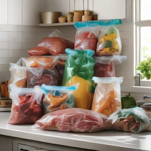Afbeelding van Gebruik plastic opbergzakjes voor optimale voedselopslag