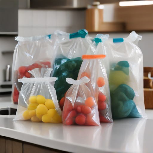 Afbeelding van Geschikte plastic opbergzakjes voor vloeistoffen