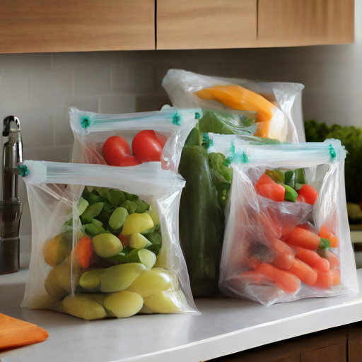 Afbeelding van Beste plastic opbergzakjes voor het bewaren van groenten