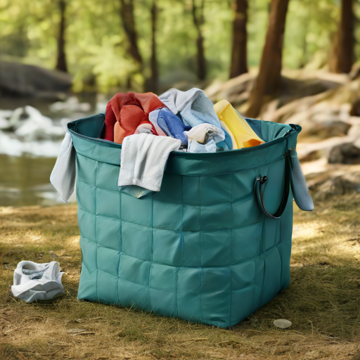 Afbeelding van Opvouwbare wasmanden: onmisbaar voor kampeervakanties