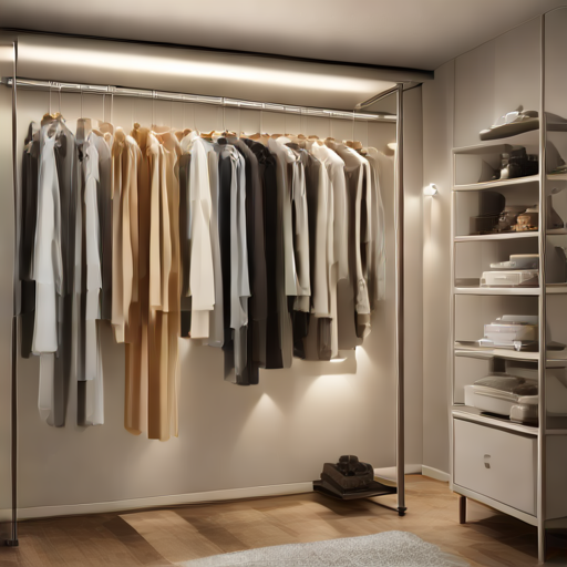 Afbeelding van Slimme kledinghangers voor een georganiseerde garderobe