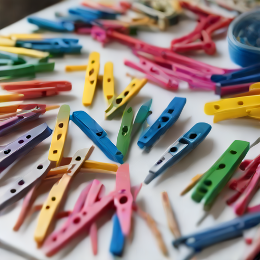 Afbeelding van Creatief knutselen met plastic knijpers: tips & ideeën