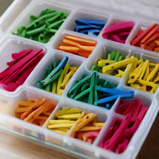 Afbeelding van Organiseer je plastic knijpers met deze handige tips