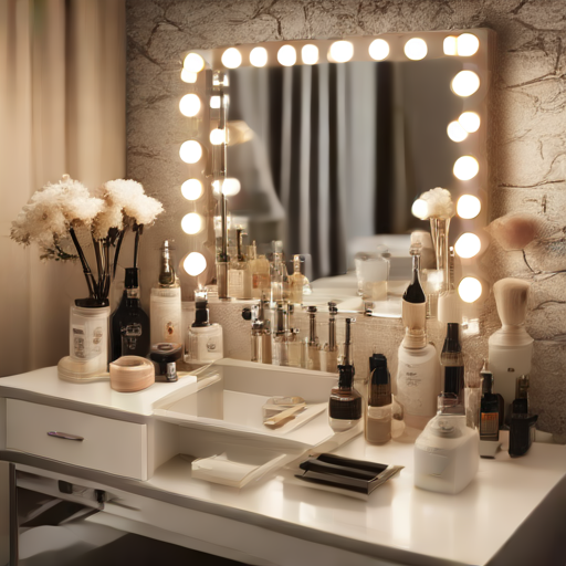 Afbeelding van Voordelen van toilettafel organizers voor een opgeruimd leven