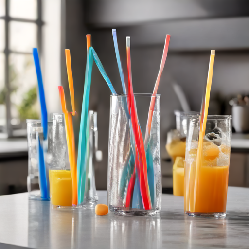 Afbeelding van Geschikte dranken voor herbruikbare siliconen rietjes
