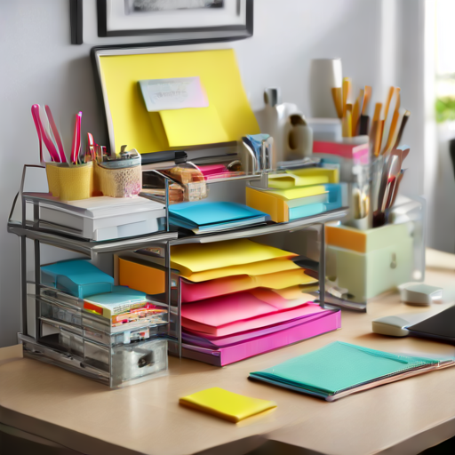 Afbeelding van Organiseer je post-it houders voor optimale productiviteit