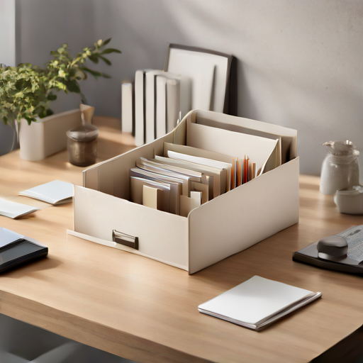 Afbeelding van Voordelen van opvouwbare opbergboxen voor documenten