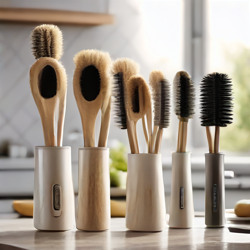 Afbeelding van Efficiënte schoonmaak met multifunctionele borstels