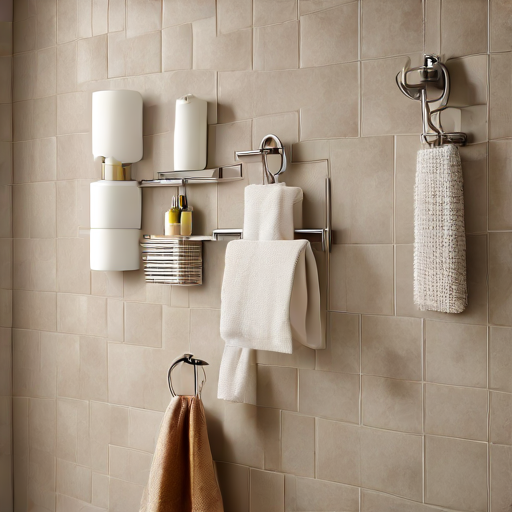 Afbeelding van Beste tegelklevende ophanghaken voor de badkamer