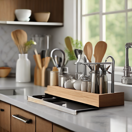 Afbeelding van Beste materialen voor keukenblad organizers ontdekken