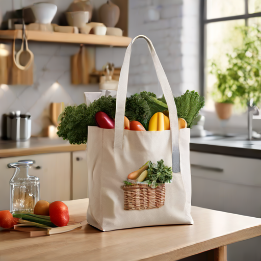 Afbeelding van Trendy Opvouwbare Boodschappentassen van Dit Seizoen