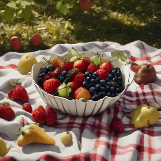 Afbeelding van Voordelen van opvouwbare fruitschalen voor picnics