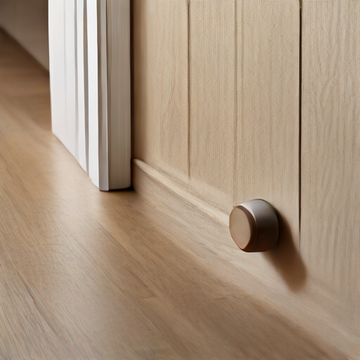 Afbeelding van Geluidsisolatie met magnetische deurenstoppers