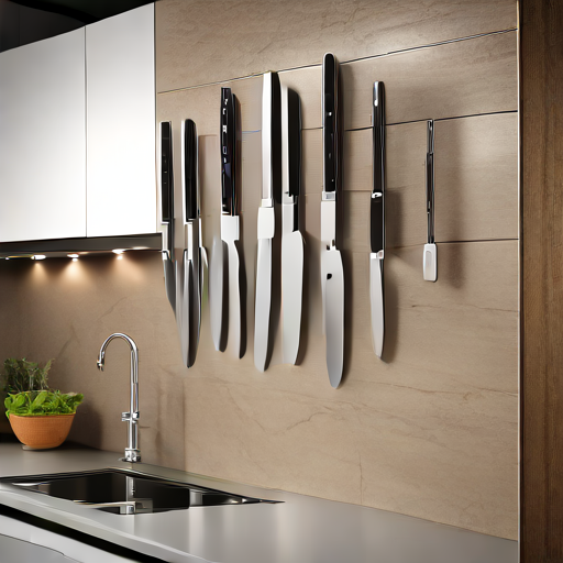 Afbeelding van Magnetische messenhouders: Efficiënt en Stijlvol Gebruik