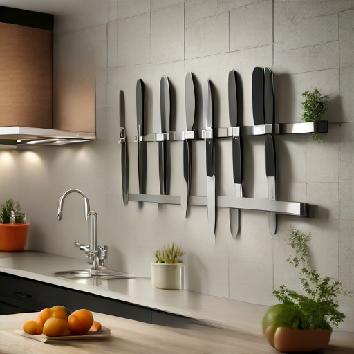 Afbeelding van Ontdek de beste magnetische messenhouders voor kleine ruimtes