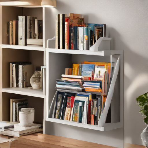 Afbeelding van Organiseer je thuisbibliotheek met opvouwbare houders