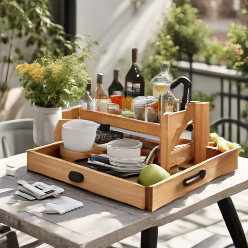 Afbeelding van Top opvouwbare keukentafel organizers voor buitengebruik