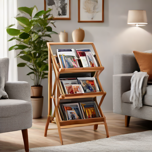 Afbeelding van Creatieve toepassingen voor opvouwbare tijdschriftenrekken