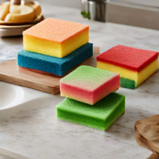 Afbeelding van Ontdek de verschillende soorten herbruikbare keukensponsjes