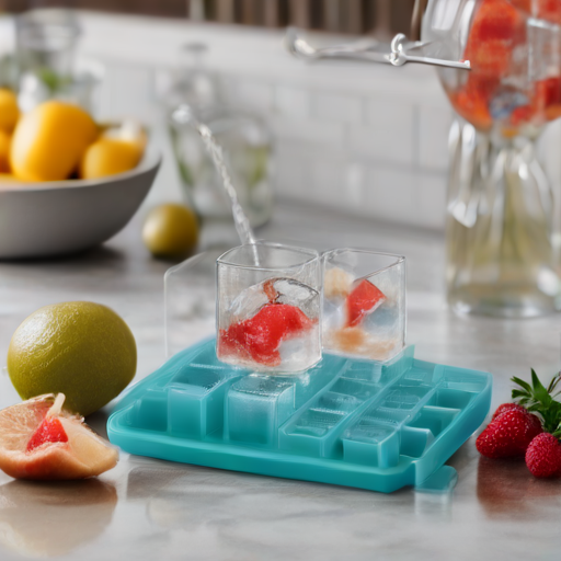 Afbeelding van Wanneer siliconen ijsblokvormen in de vriezer plaatsen