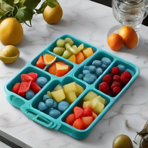 Afbeelding van Combineer siliconen ijsblokvormen met keukenaccessoires