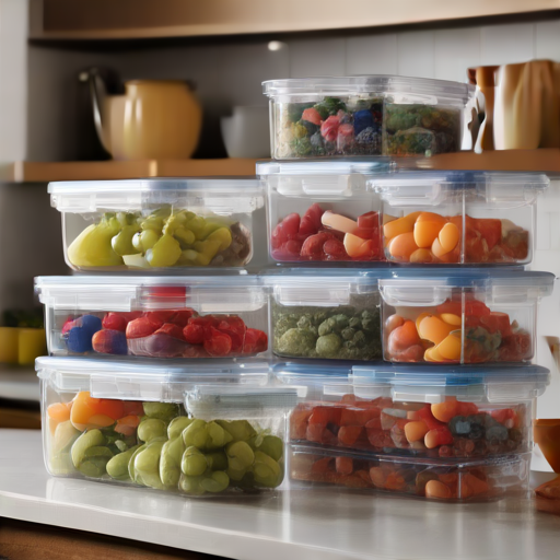 Afbeelding van Hoe je plastic voedselopslagbakken efficiënt kunt stapelen